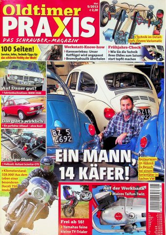 Deckblatt Oldtimer Praxis (05/2013)